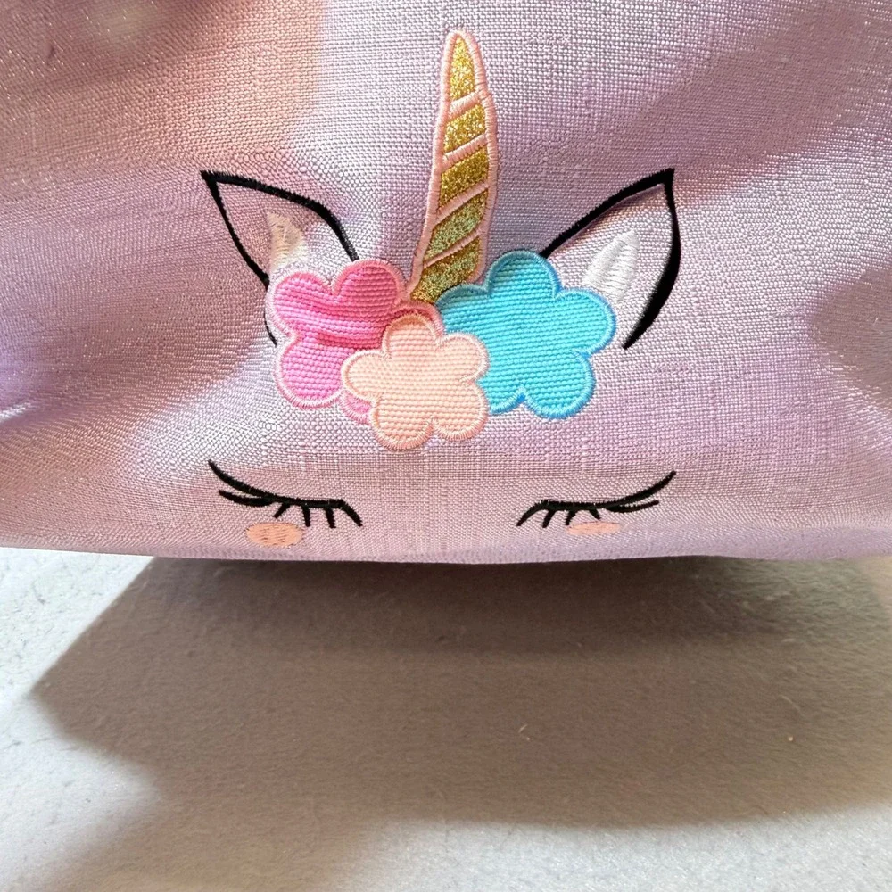 Unicorn‎ Nursery Storage Basket – Lavender Purple Toy Bin Kids Room Décor
